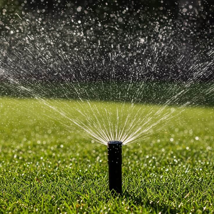 Спринклерный полив газона IQ Poliv