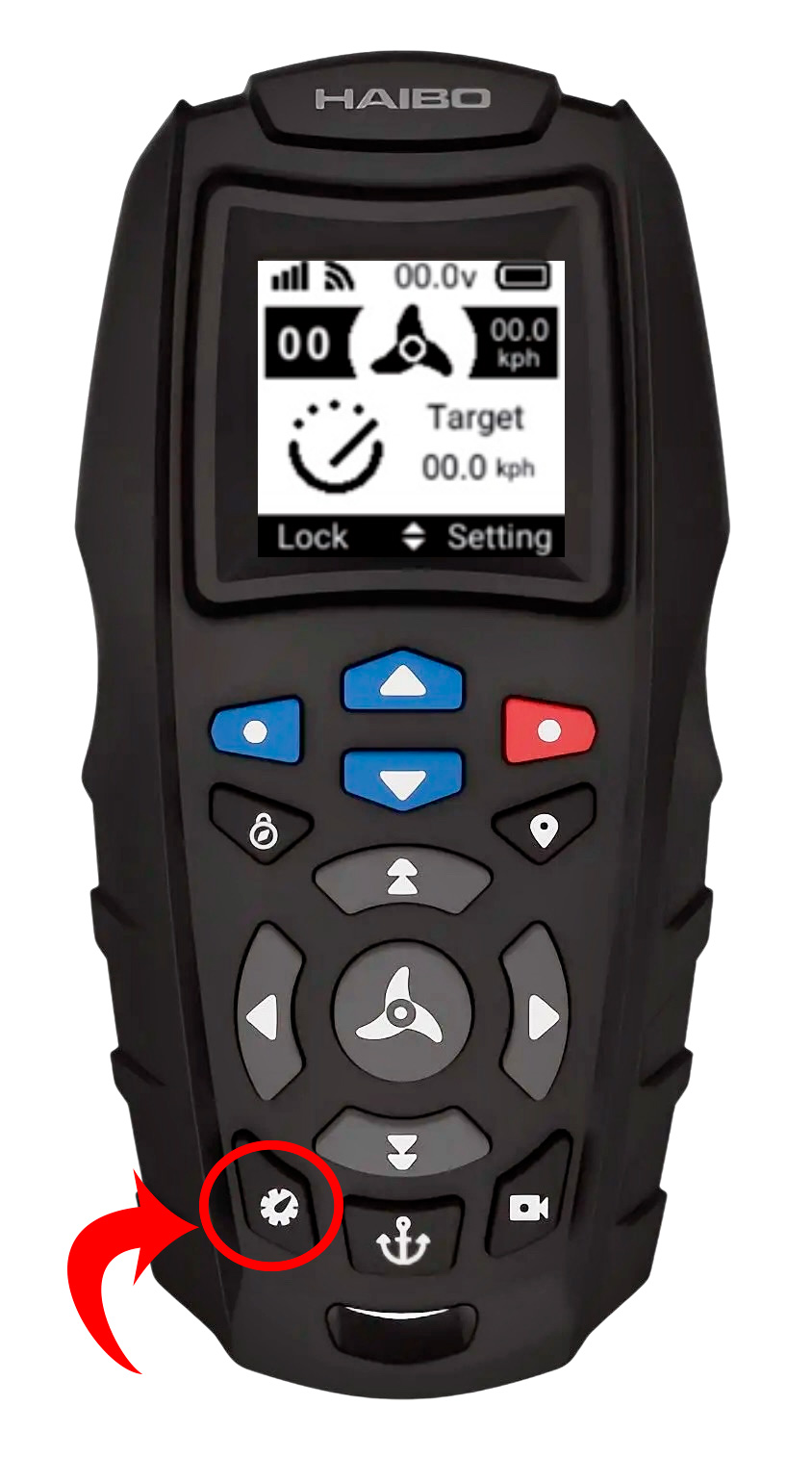 GPS электроякорь Haibo iPenguin P70(P001) / P90(P002) / P125(P003)  Режим круиза