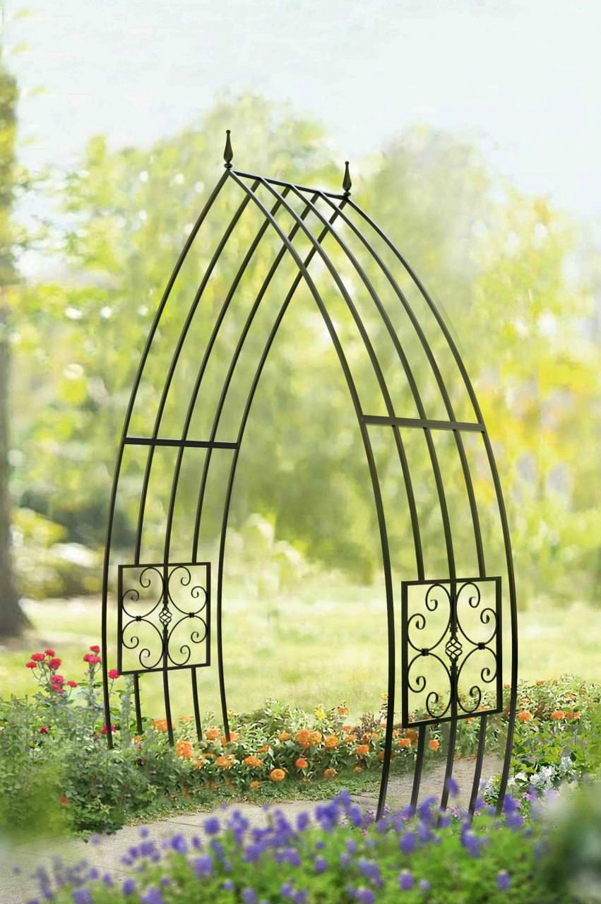 Кованые арки для сада по СПб и Ленинградской области