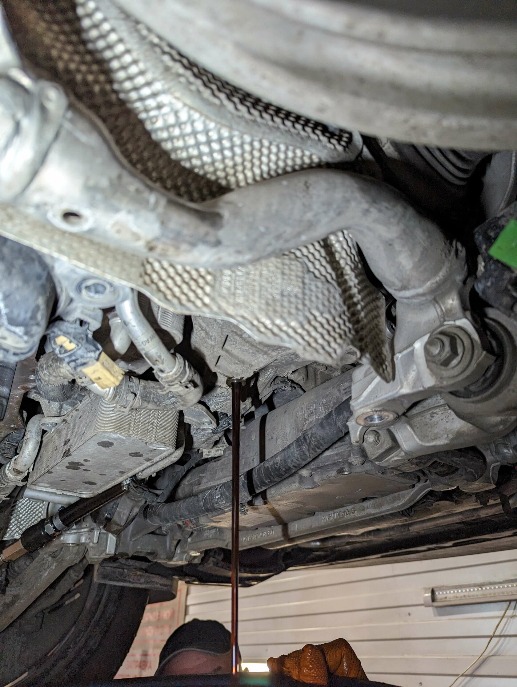 Замена масла в переднем редукторе