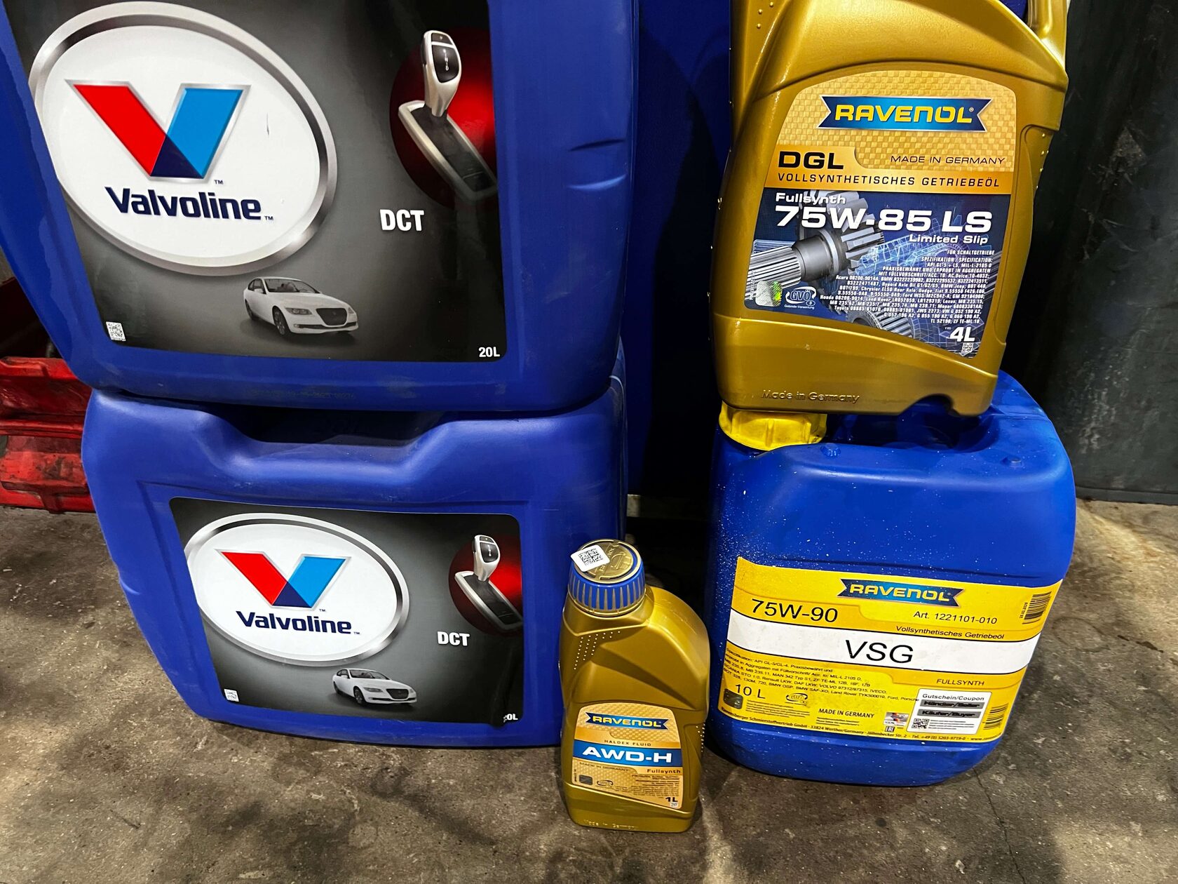 Комплект материалов Valvoline DCT для Chery