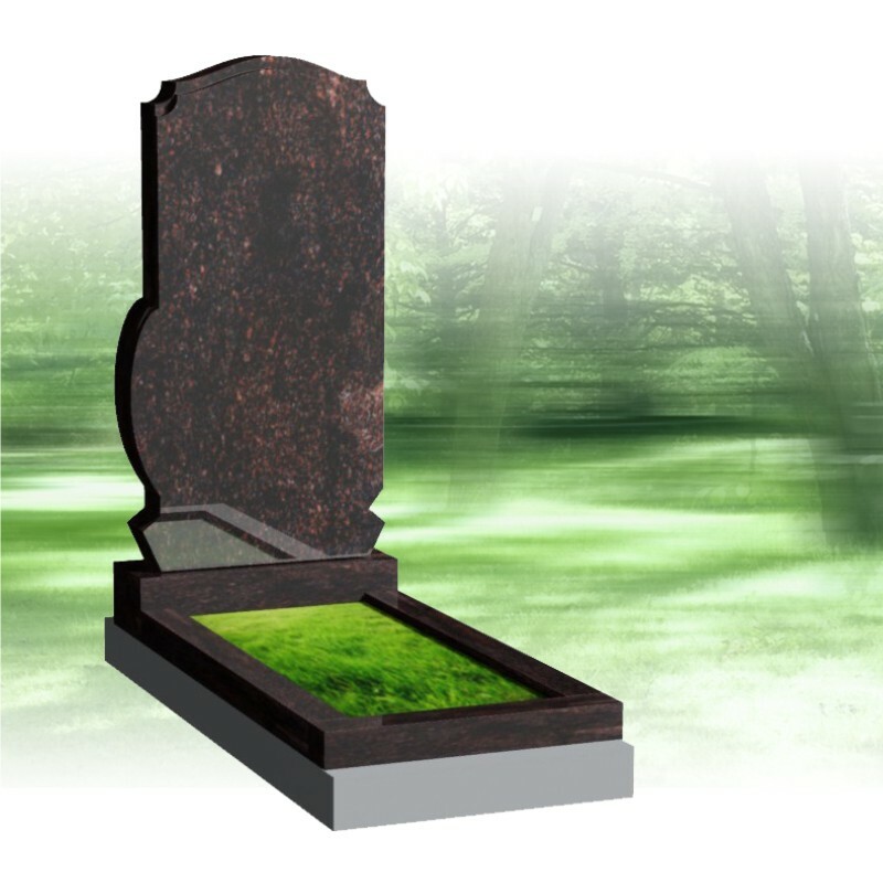 Памятник из зеленого гранита фото