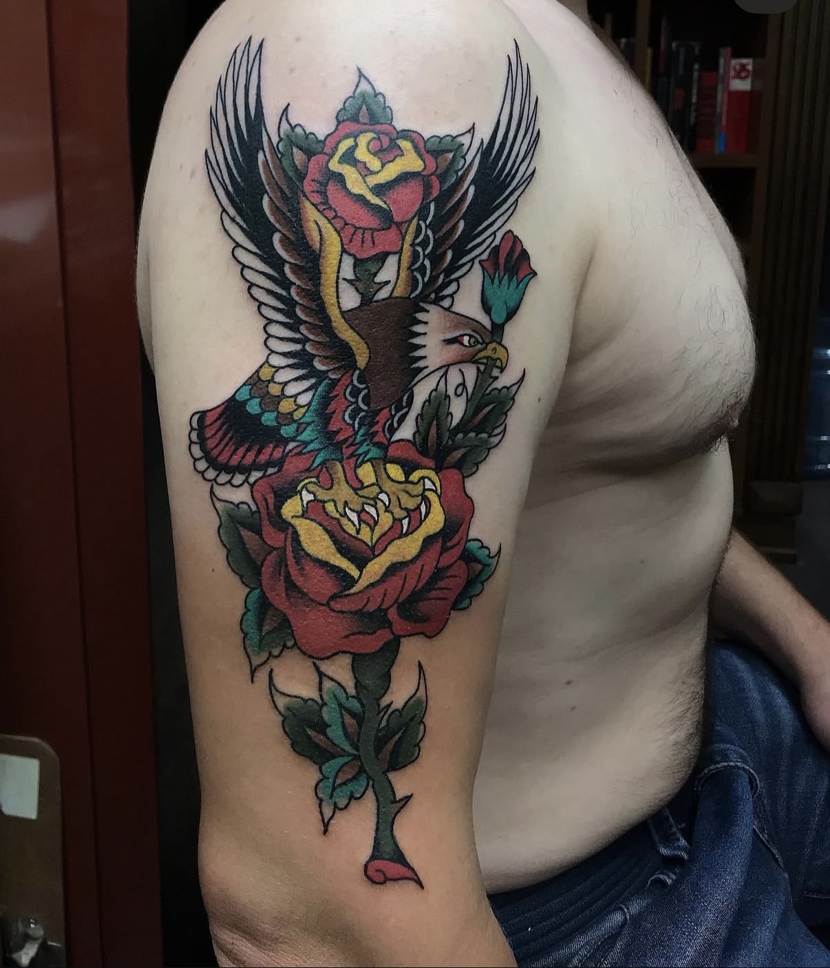 Компас в стиле Sailor Jerry