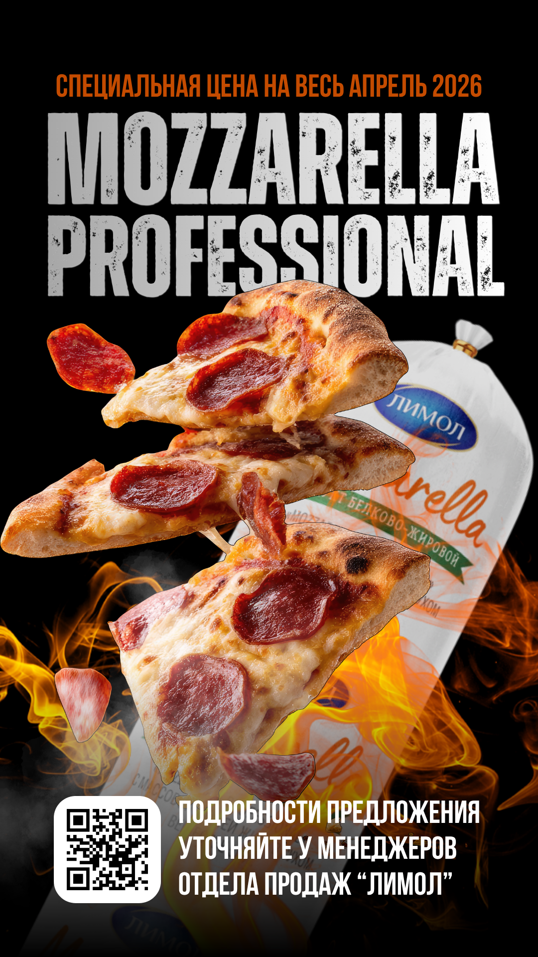 специальная цена на Mozzarella Professional Лимол