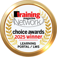 Traning Magazine Network. Choice Awards 2025 winner. Learnin Portal / LMS