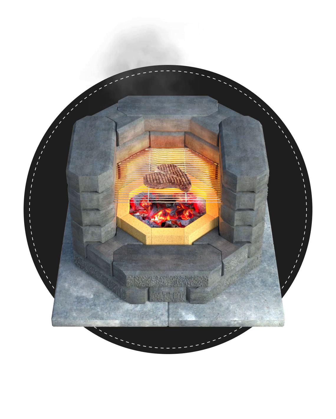 Эксклюзивные очаги для костра - купить в Москве, Собственное ...