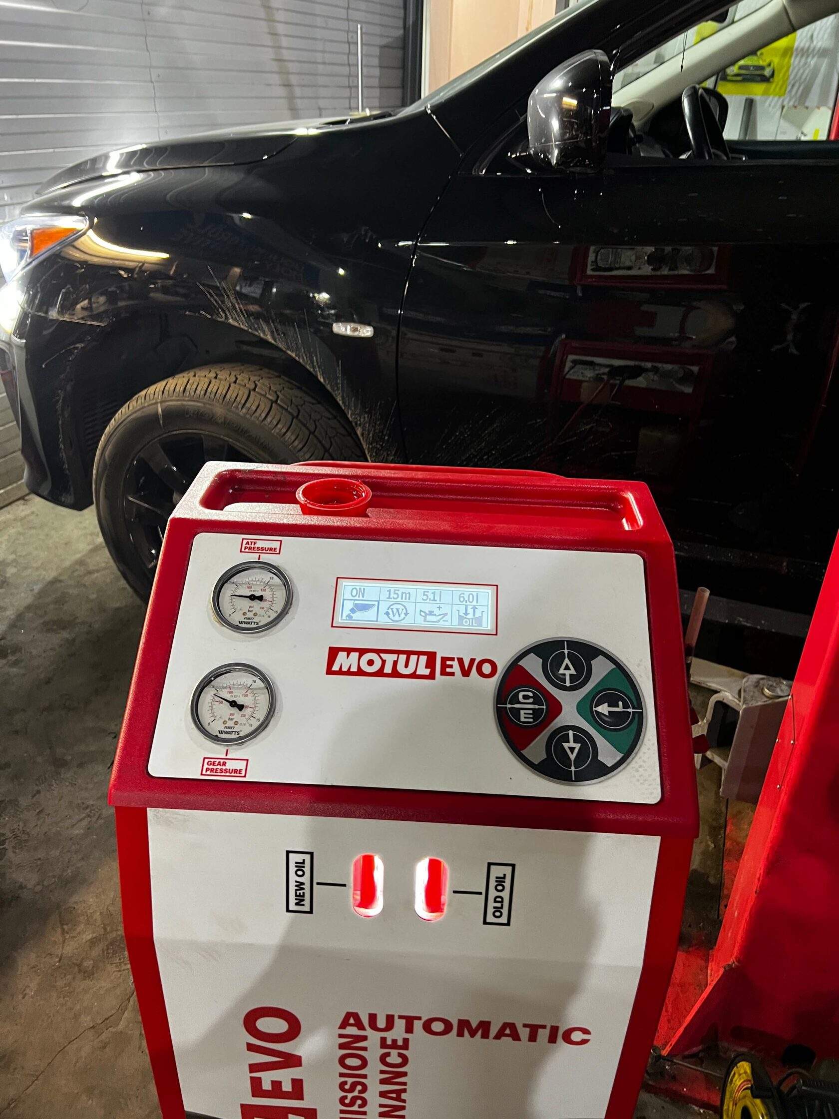 Результат замены масла в CVT