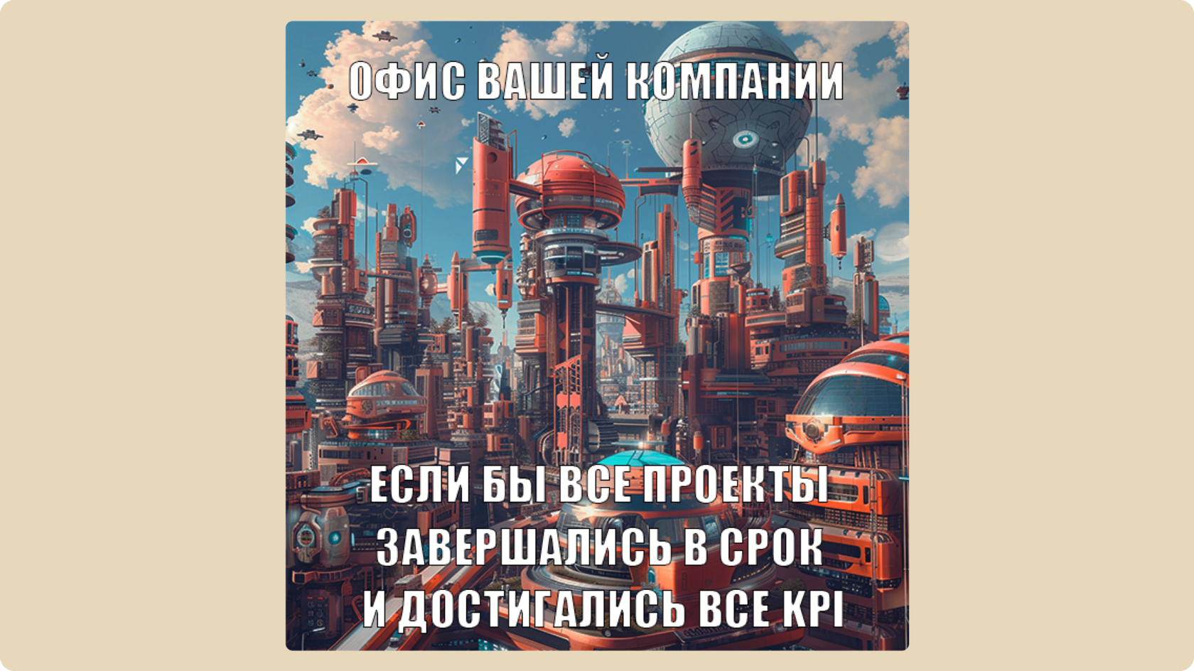 Мем про управление проектом