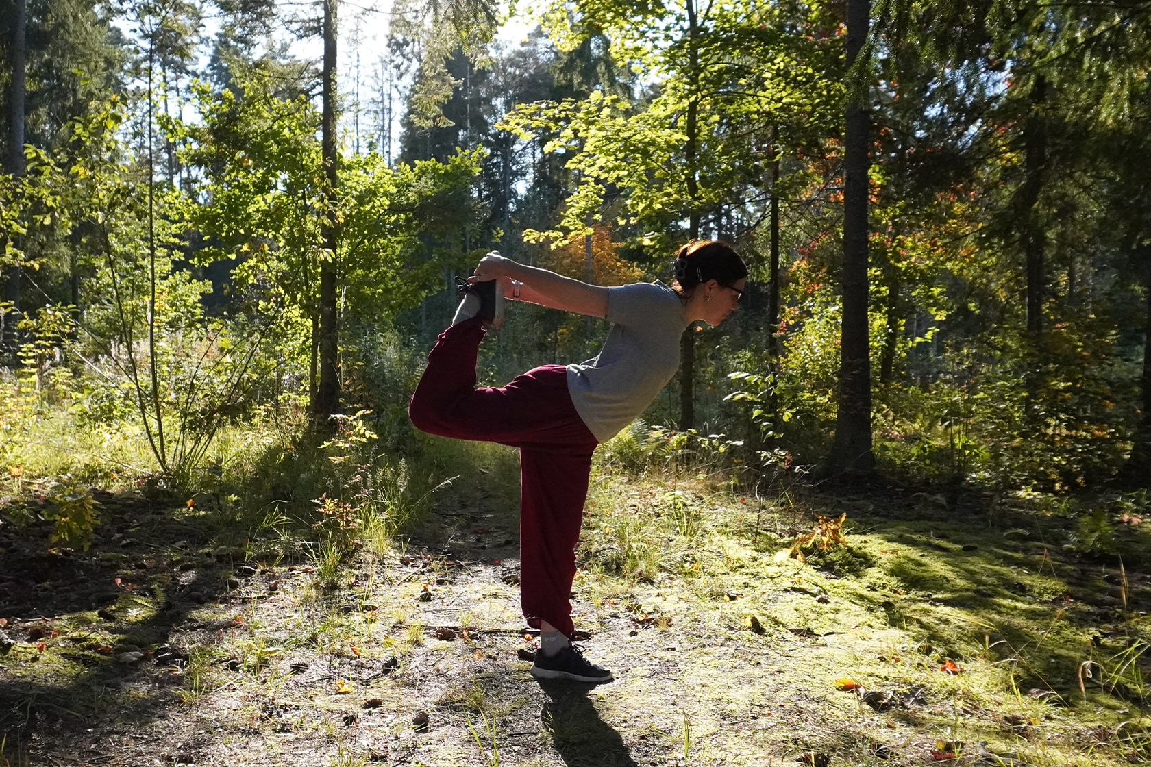 Йога, лес | Екатерина Богонина