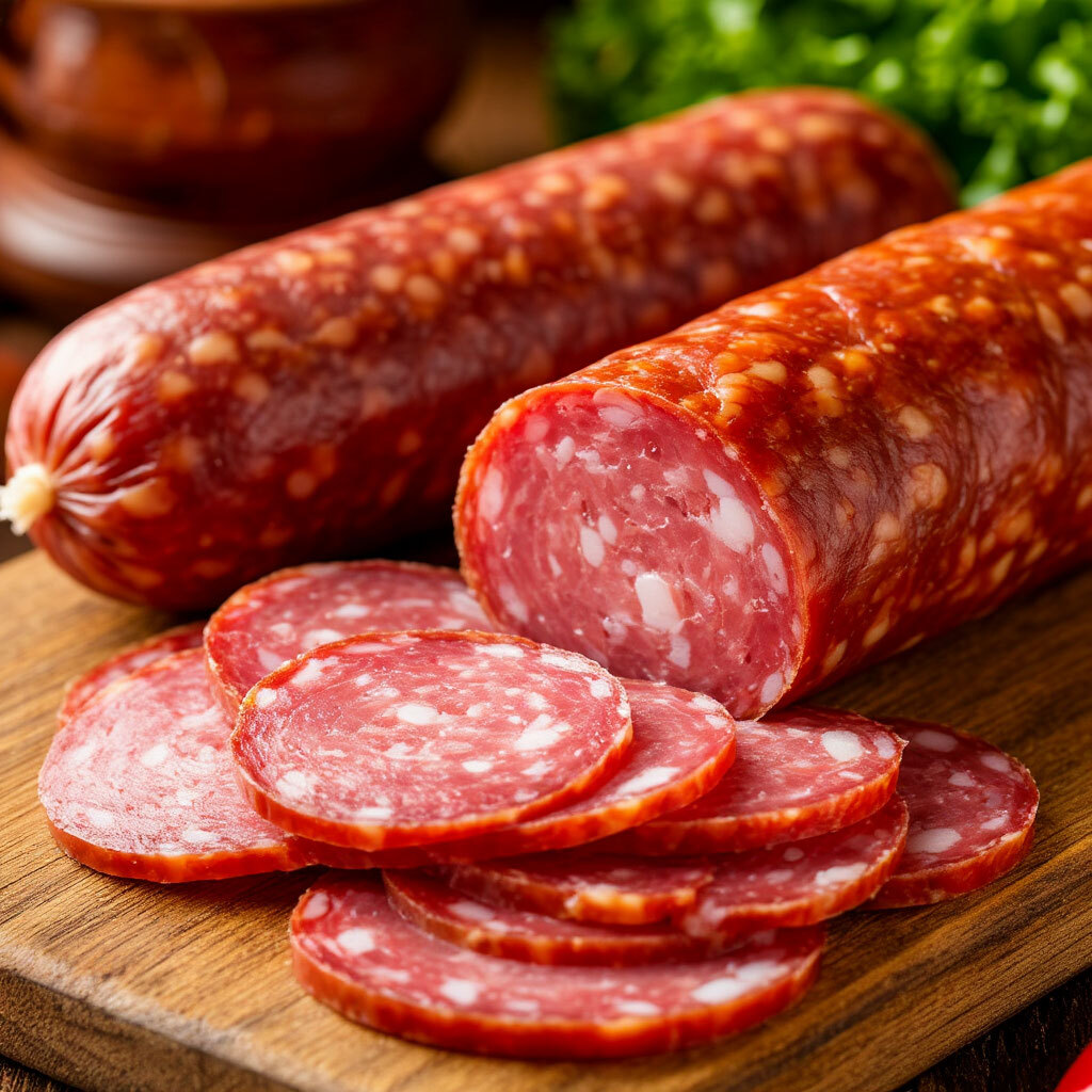 Откажитесь от копченой колбасы и других готовых продуктов из обработанного мяса, чтобы защитить себя от рака кишечника! Включите в свой рацион больше фруктов, овощей и цельного зерна.