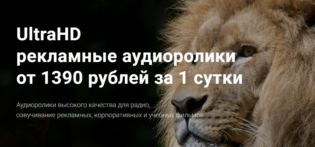 Рекламный аудиоролик на заказ от 1390 рублей за 1 сутки в студии ...