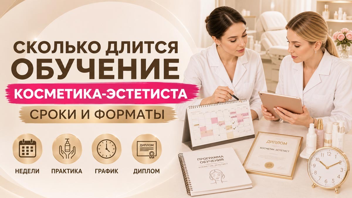 Сколько времени занимает обучение на косметика-эстетиста