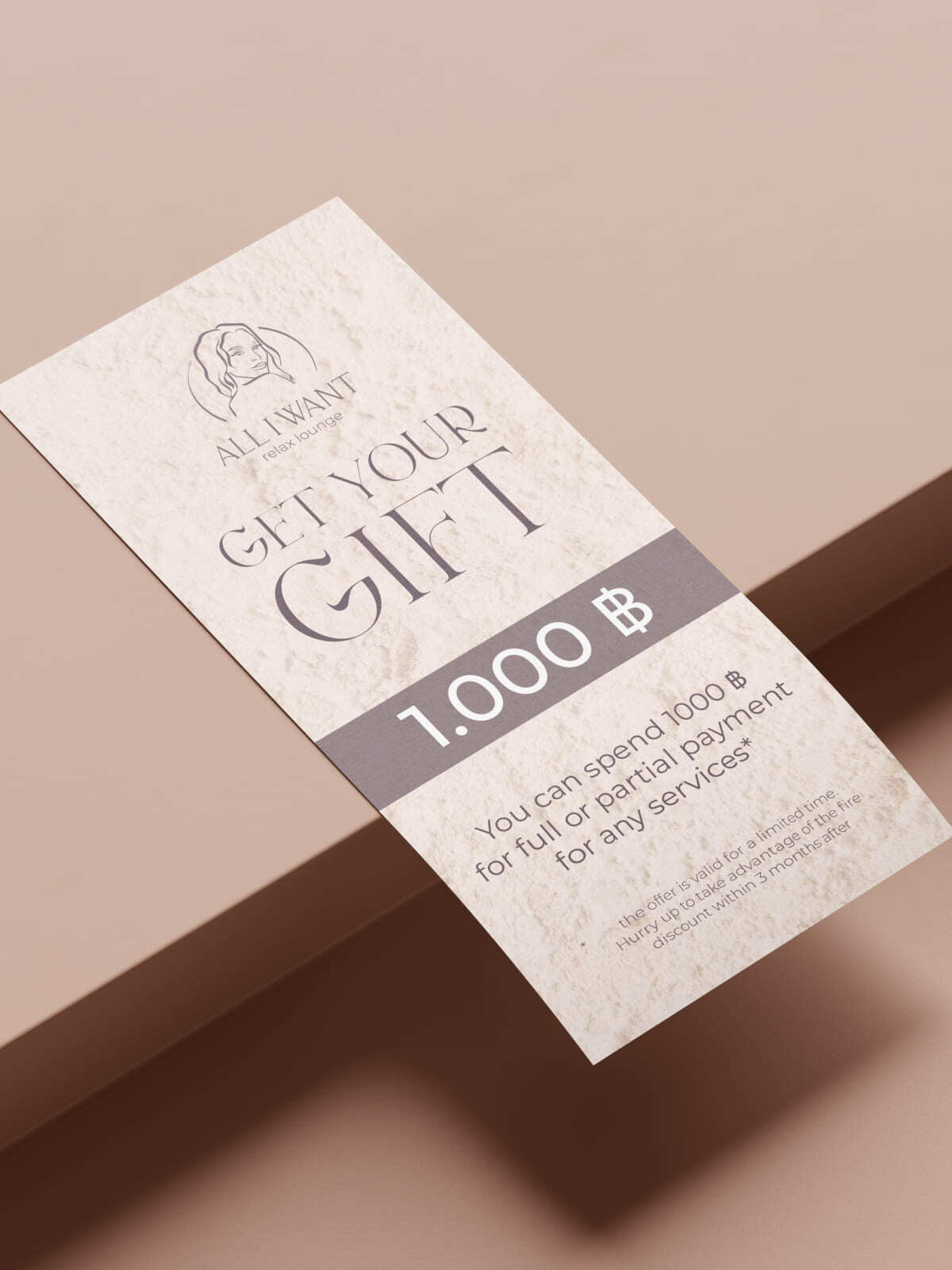 Брендинг для салона красоты ALL I WANT: логотип, фирменный стиль, гайдбук, вывеска