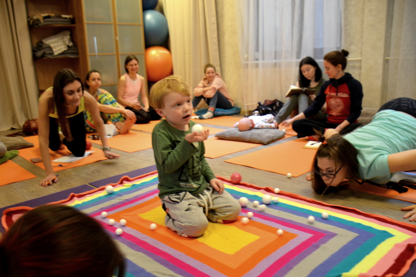 обучение преподавателей йоги для детей Baby Yoga BIRTHLIGHT поддерживающий  семинар