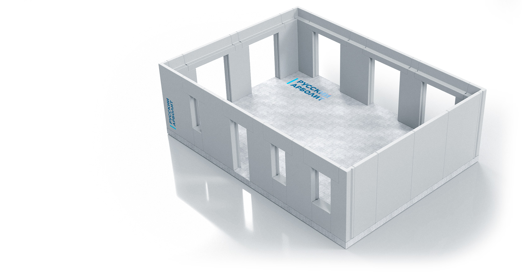 Проект дома из арболитовых панелей 70 м² – SA016