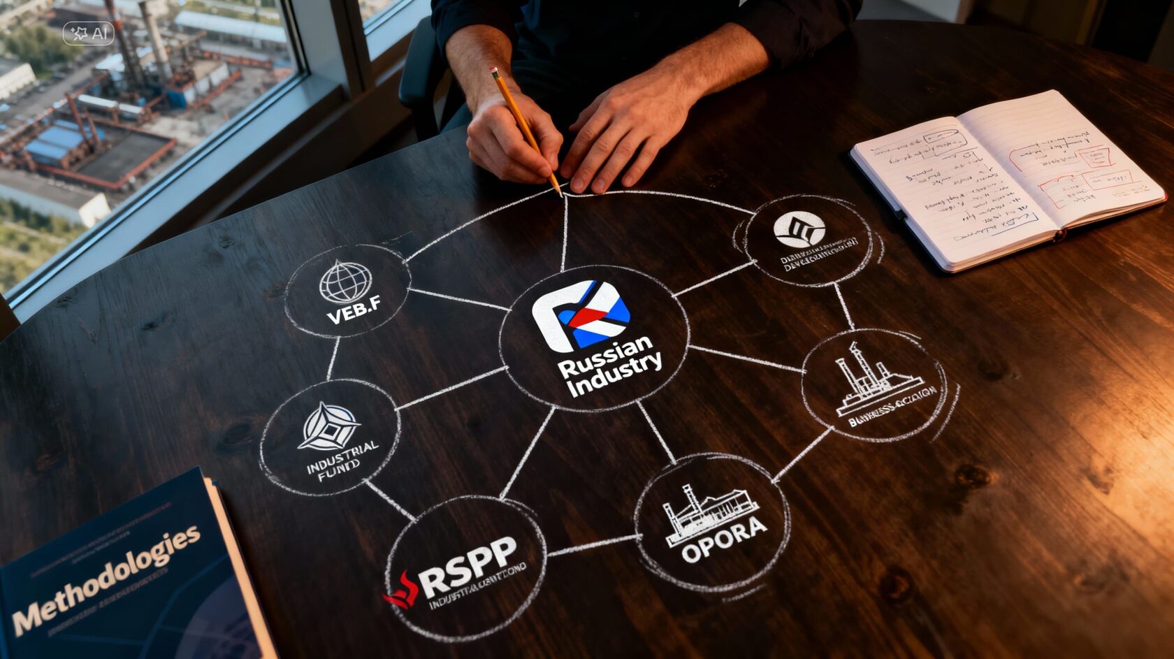 Команда специалистов анализирует производственный процесс