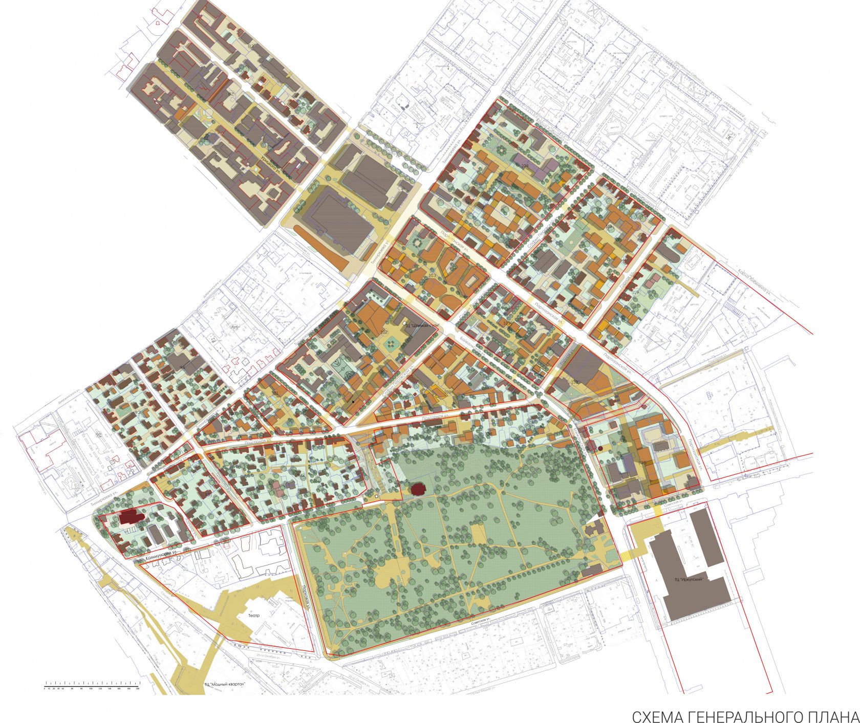 Проект планировки иркутск