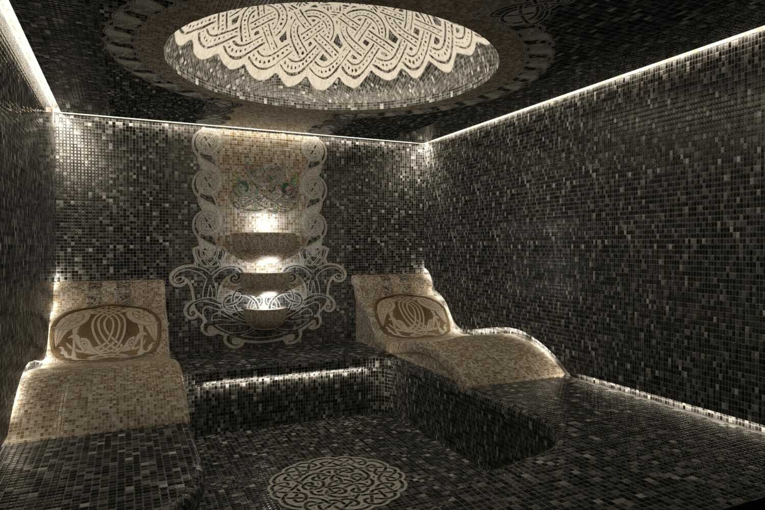 турецкая плитка для хамама. 3d визуализация хаммама. хаммам чусовая. хамам курск. хамам смарт джим.