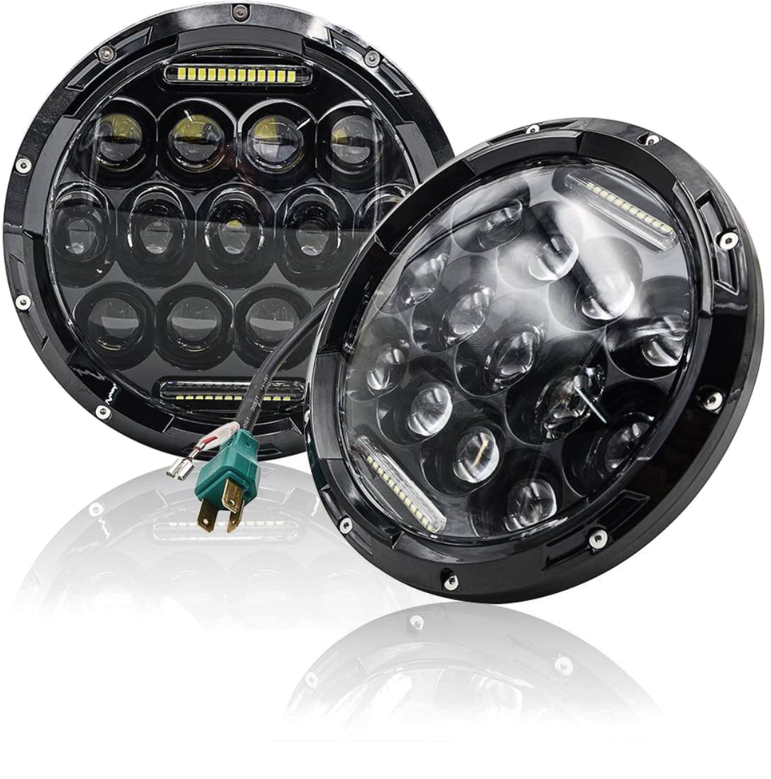 Белый фургон вид спереди