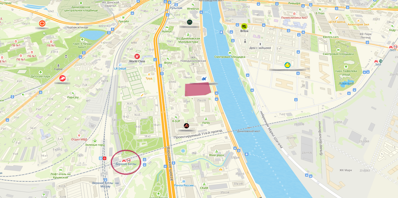 Пятно застройки ЖК STONE Blik