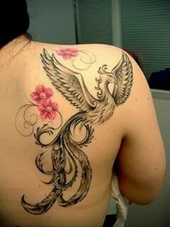 Татуировка птица феникс - символ перерождения и возрождения - tdksovremennik.ru