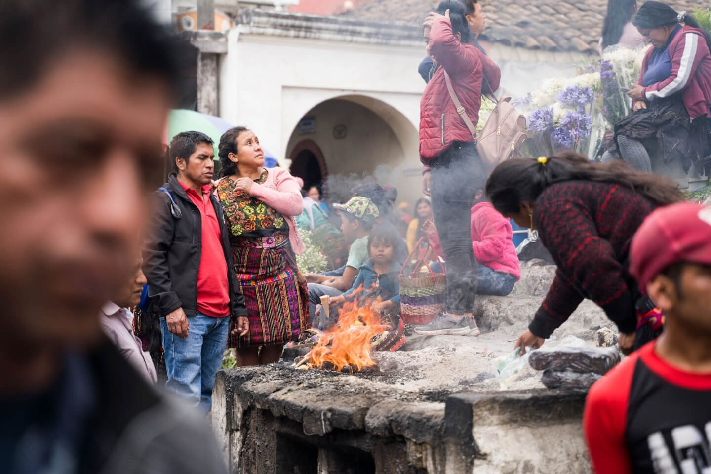 On the steps of Santo Tomás church. Chichicastenango. Quiché Department, Kʼicheʼ tribe. 2024. JFernando Morales Photography