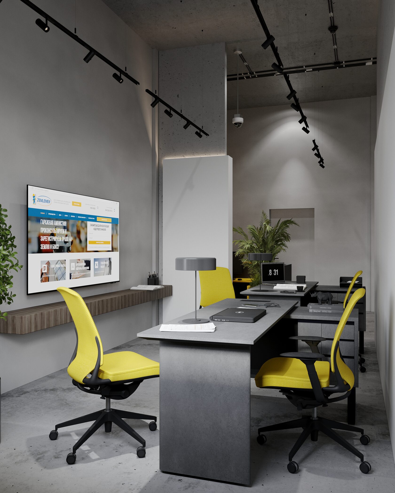 интерьер современного офиса 