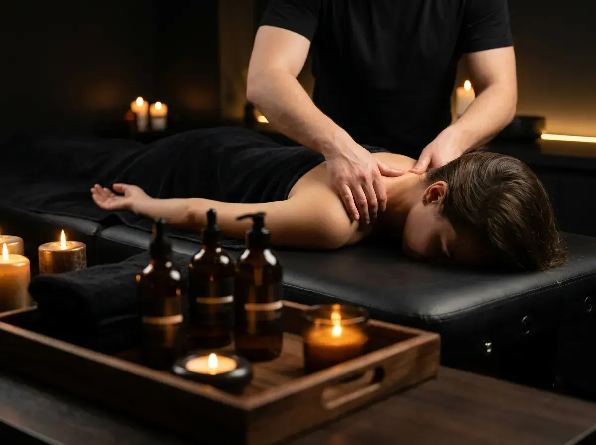 Первый сеанс массажа шеи в студии