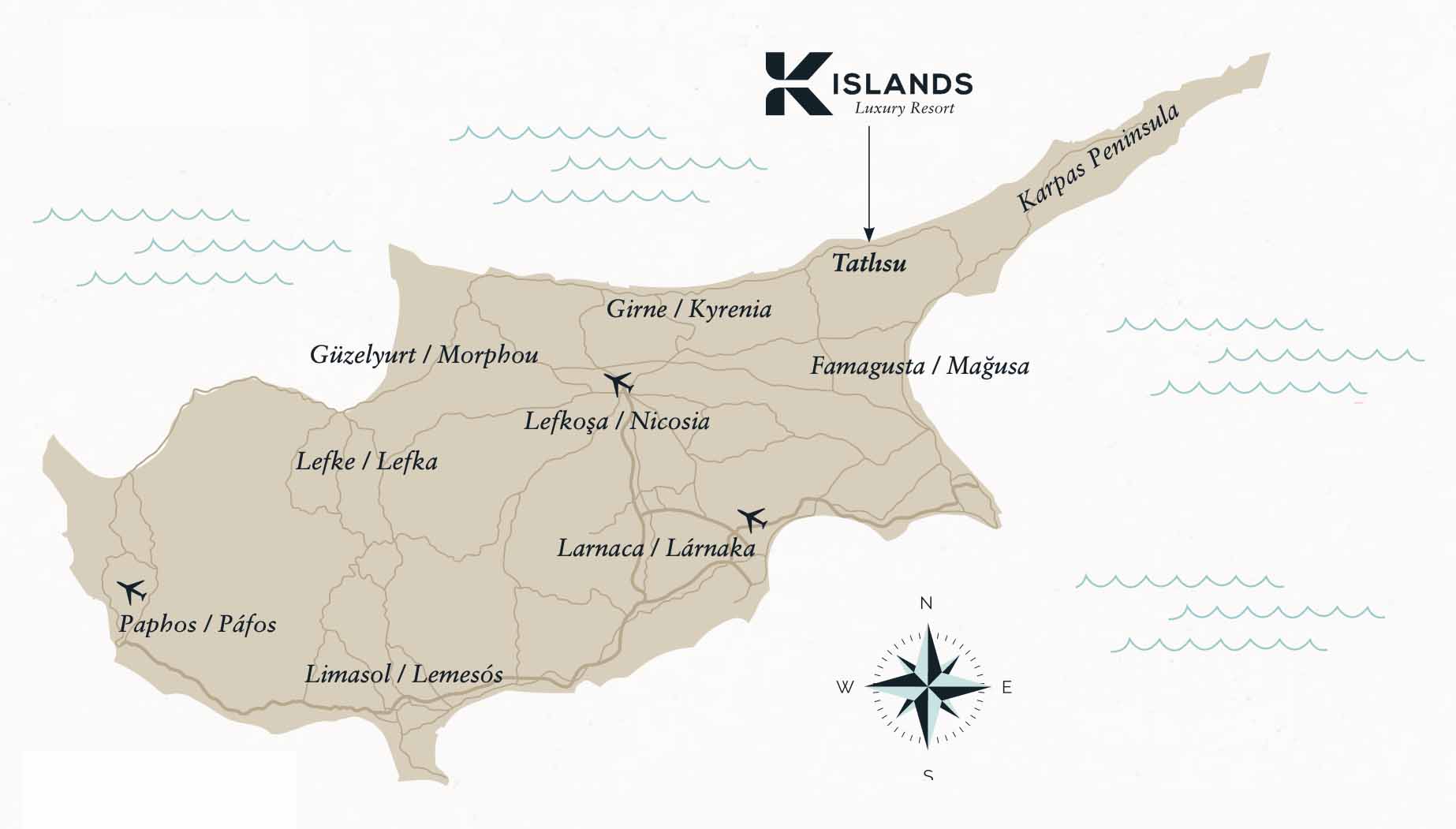  K Islands island location map