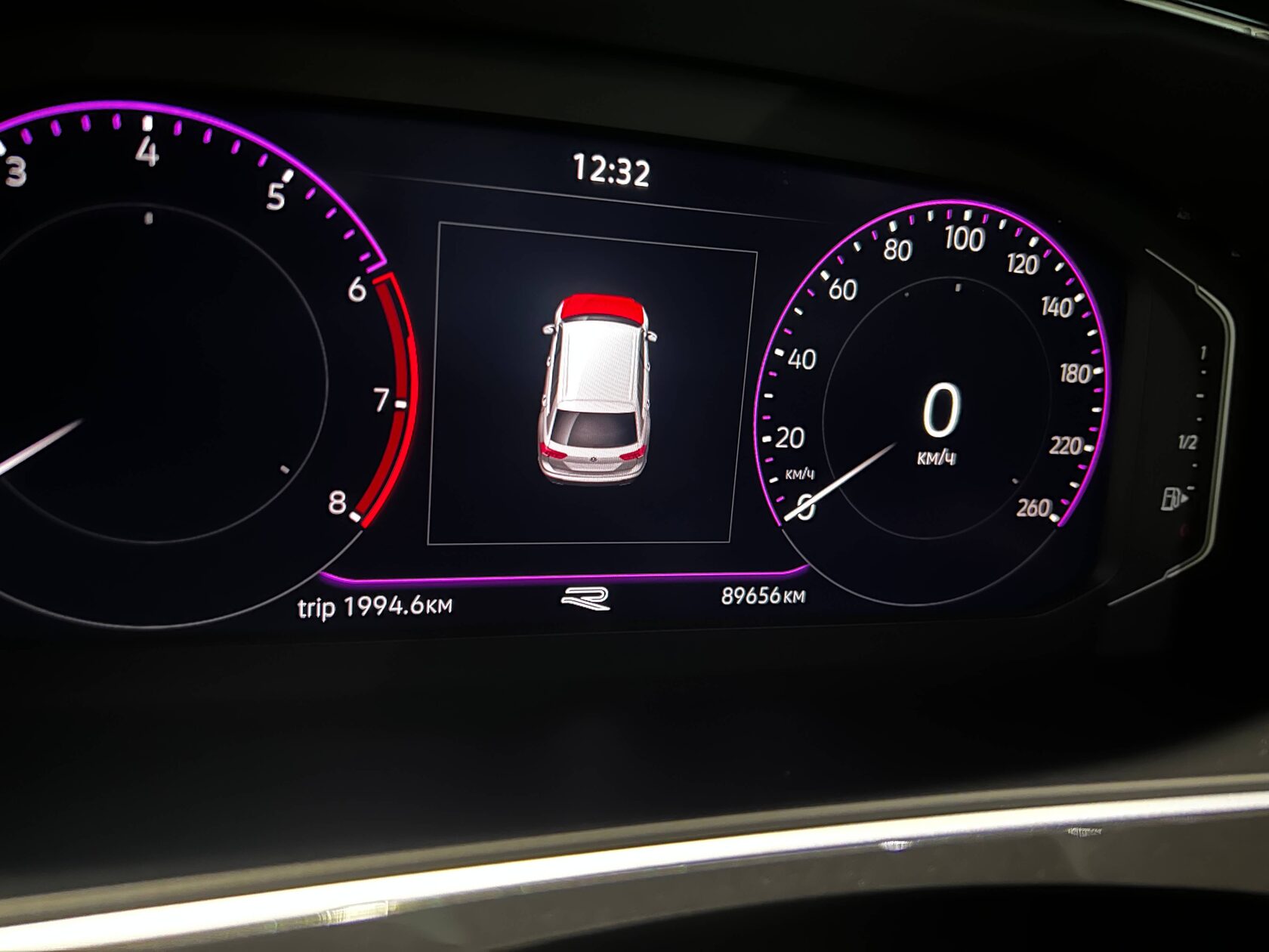 Пробег Volkswagen Tiguan 89656 км