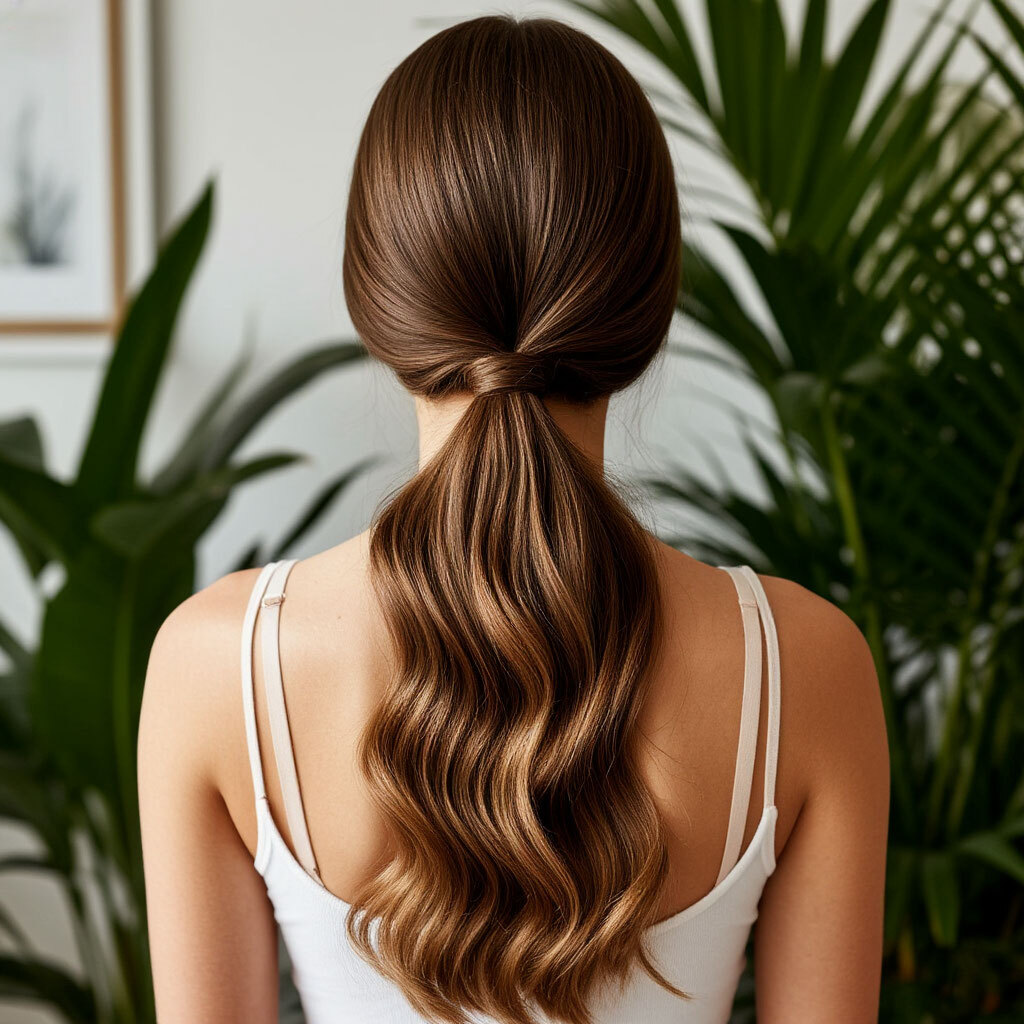 Длинные волосы