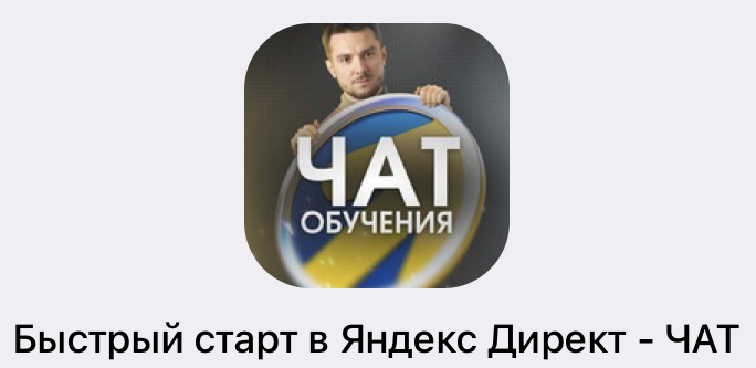 Аватар чата обучения: Илья со щитом Яндекс.Директа