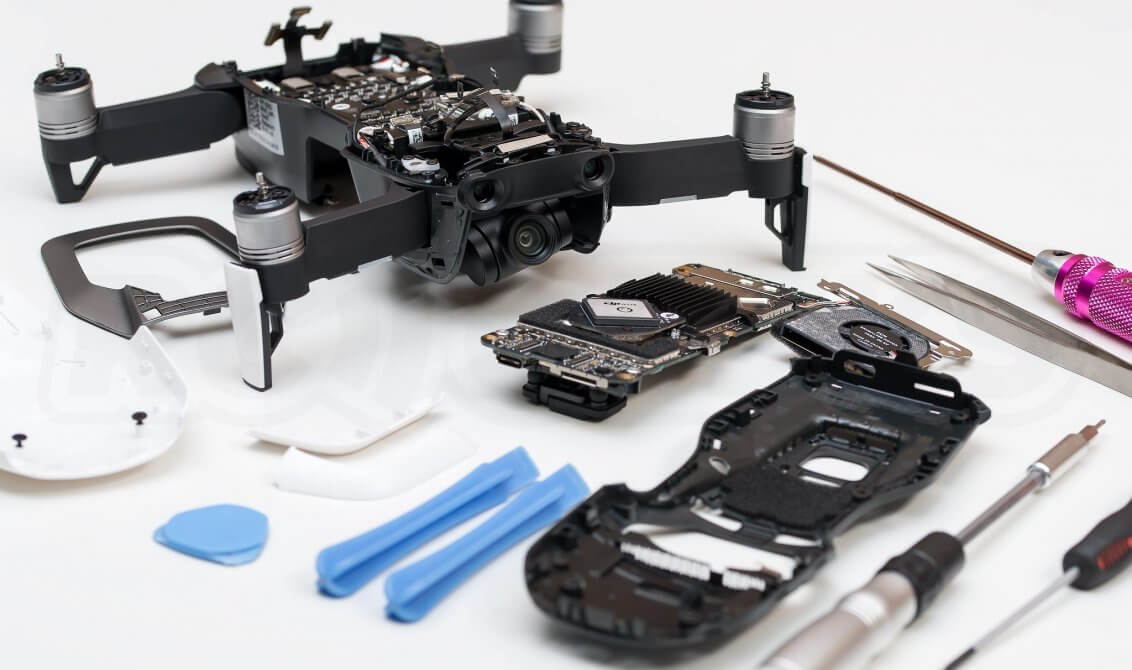 Ремонт квадрокоптеров DJI Mavic Air I Запчасти DJI