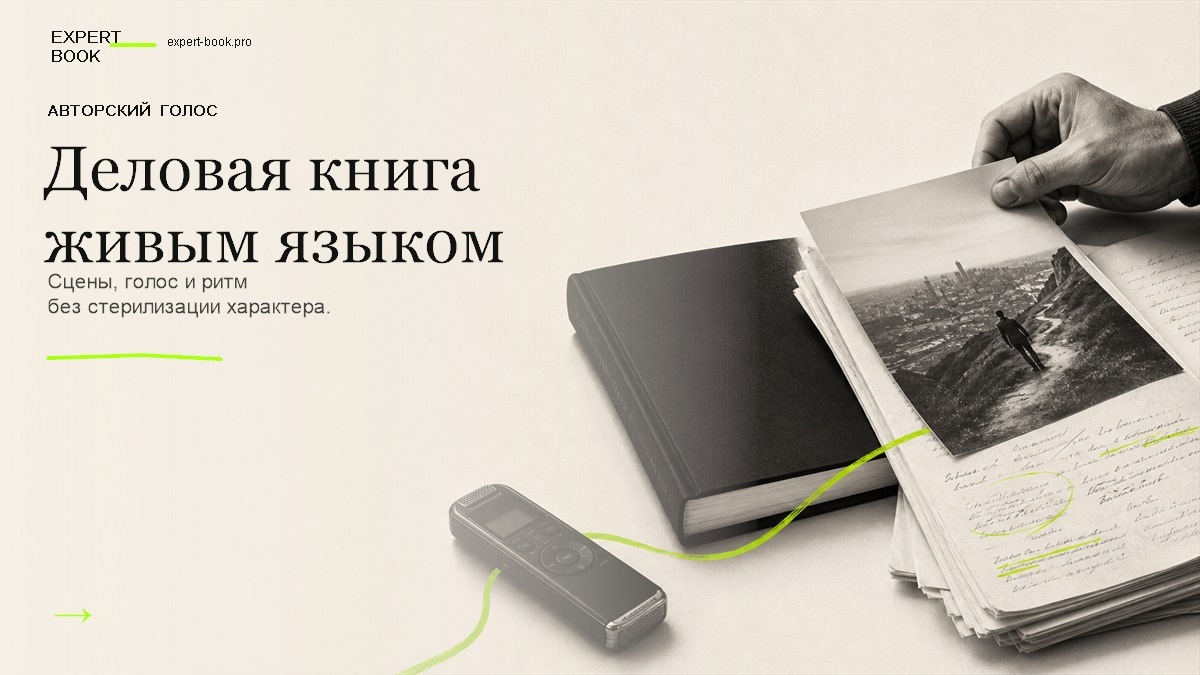 Обложка статьи «Как написать деловую книгу живо» — Expert Book