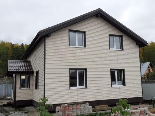 Монтаж винилового сайдинга с утеплением и подшивкой карнизных свесов