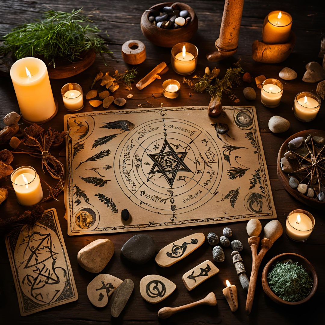 Магические инструменты ведьмы: руны, карты таро, камни и травы
