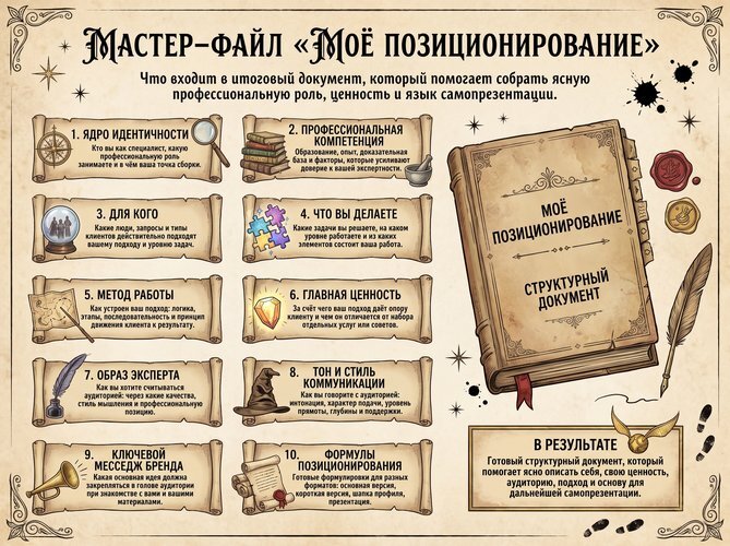 Позиционирование