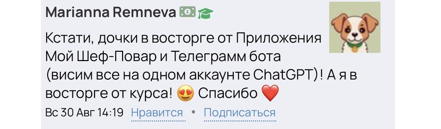 Отзыв участника практикума