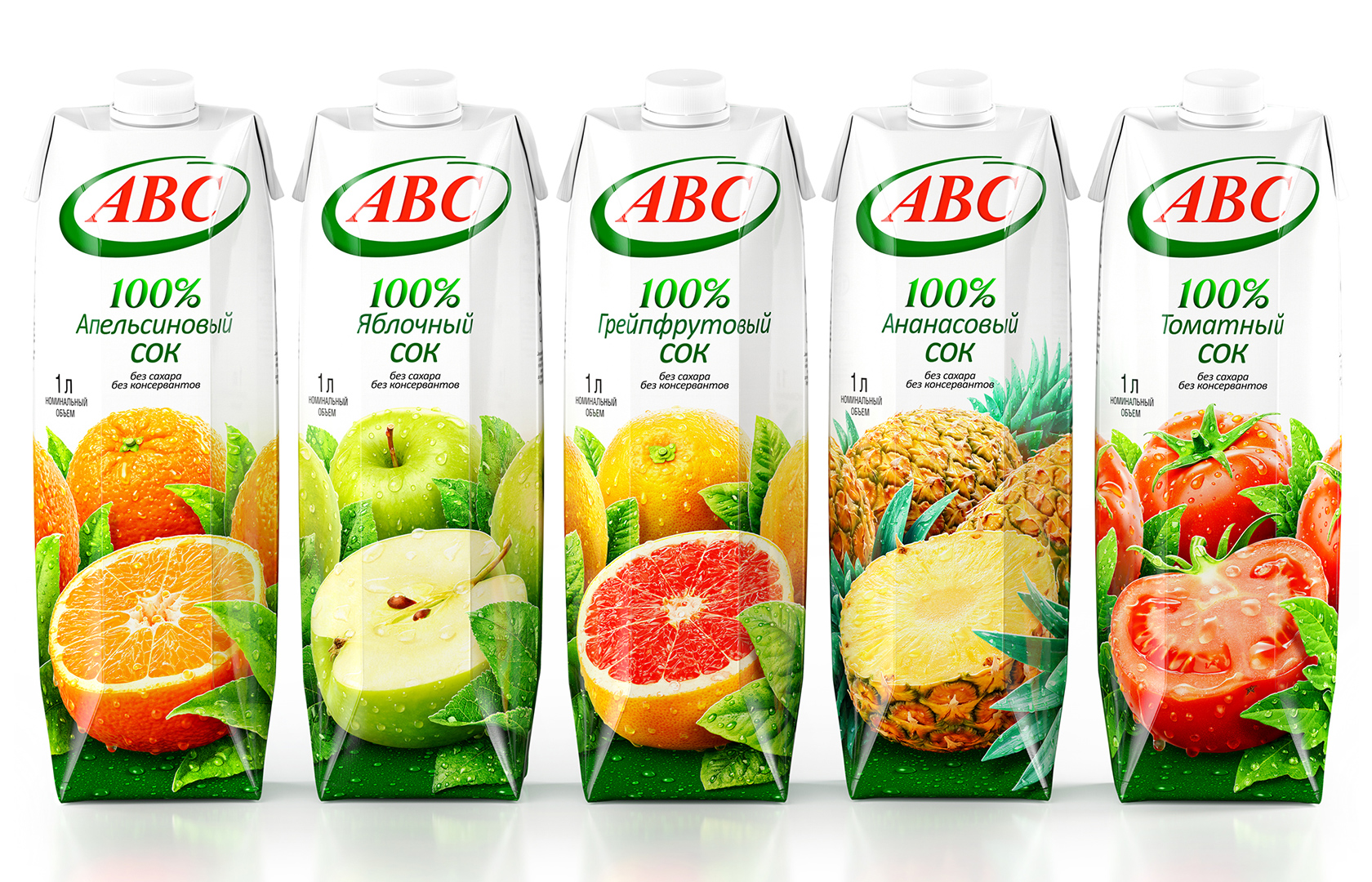 Design of Tetra Pack of ABC juice packs
