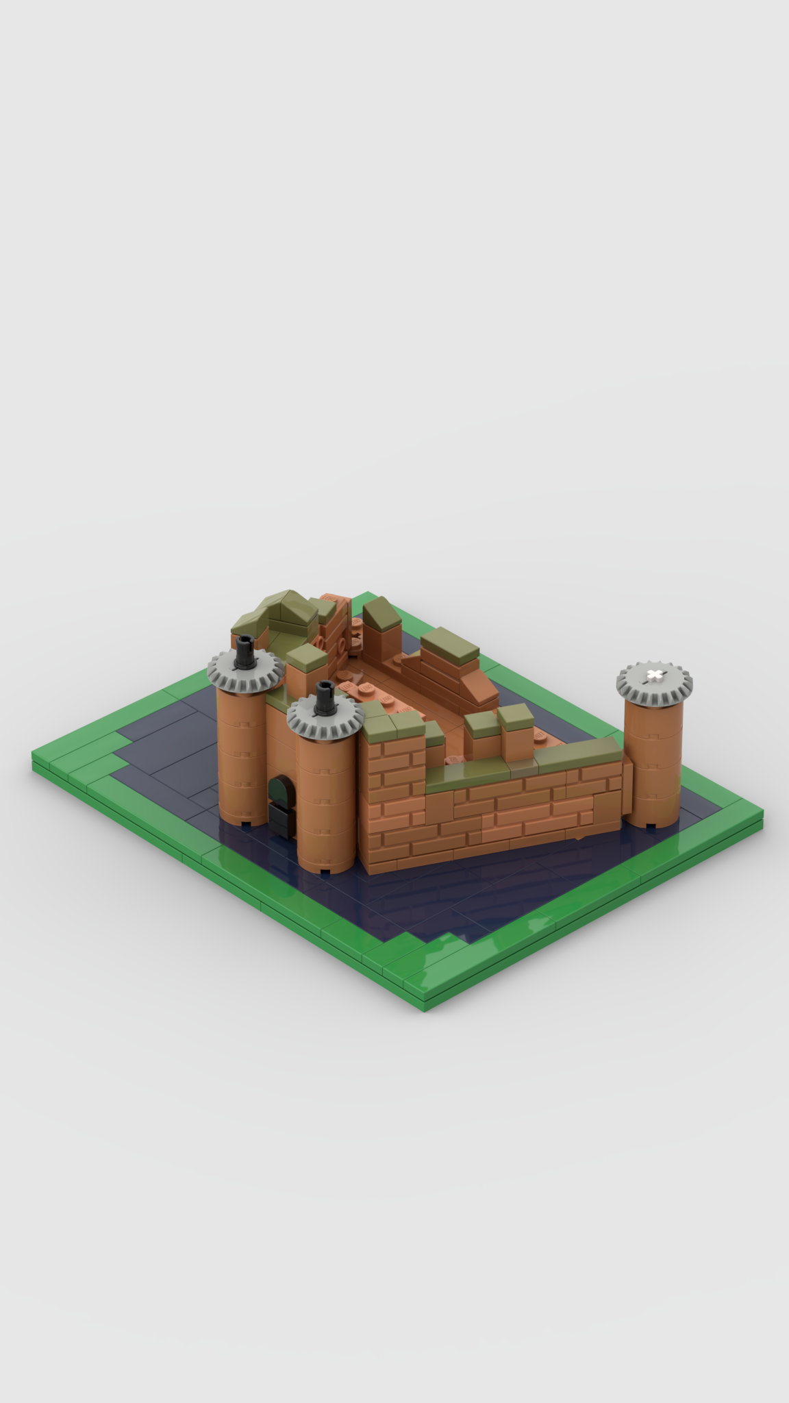 Lego Calvice Caerlaverock Castle