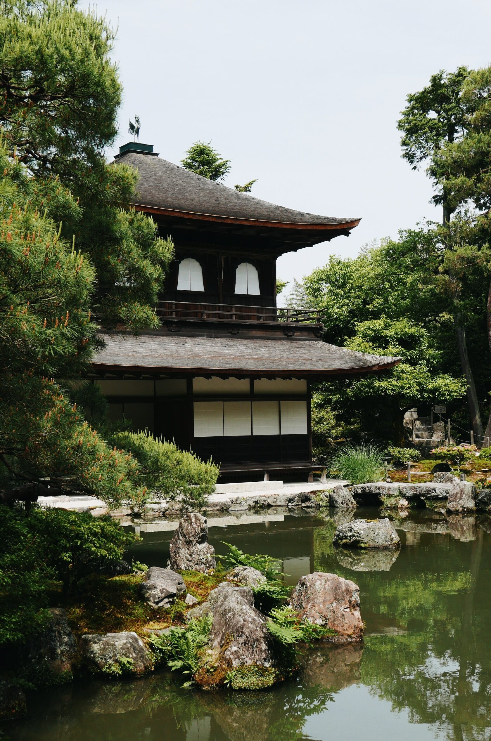 Храм Гинкаку-дзи, Киото, Япония