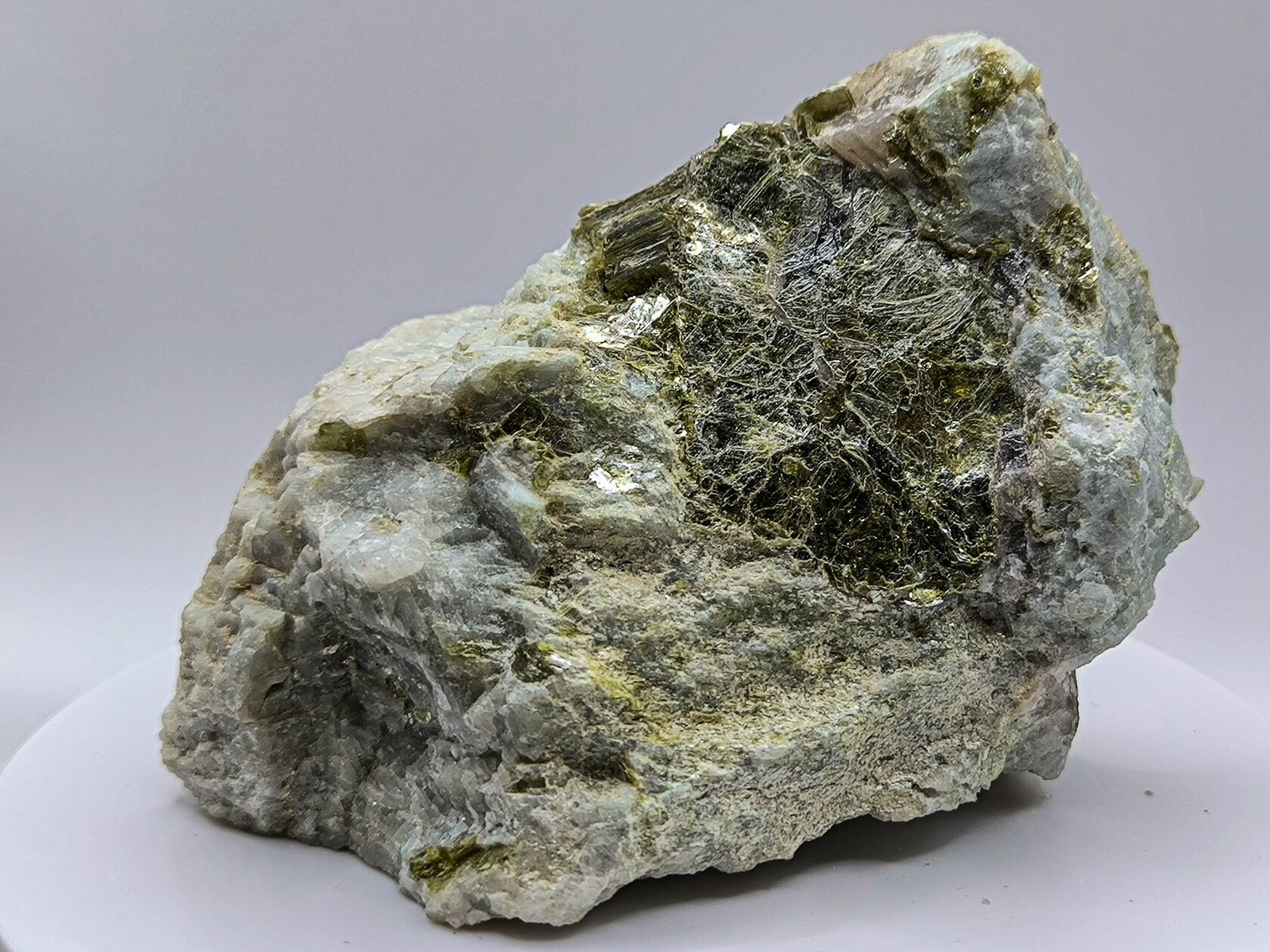 Pglogopite with pearly luster