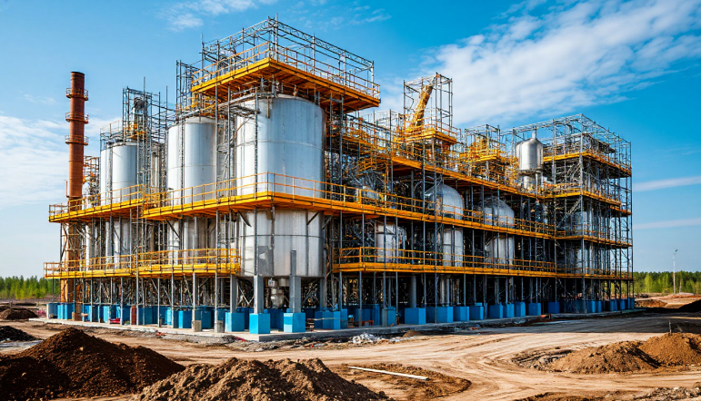 Строительство перерабатывающего комплекса
