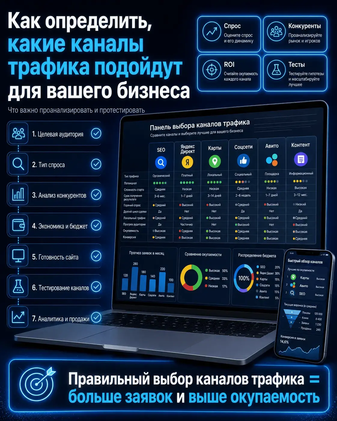 Обложка: Как выбрать каналы трафика для бизнеса в 2026 году: от спроса, а не от моды