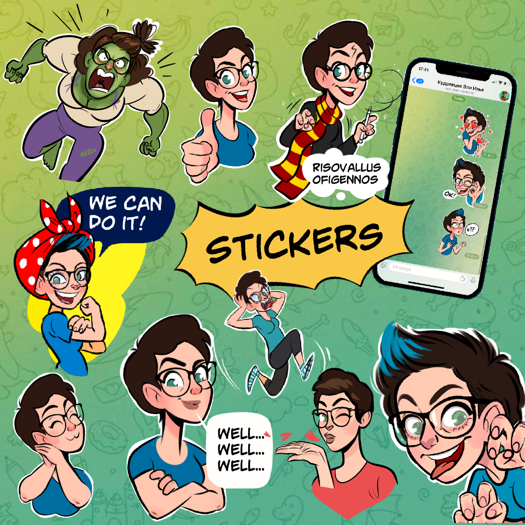 Digital stickers