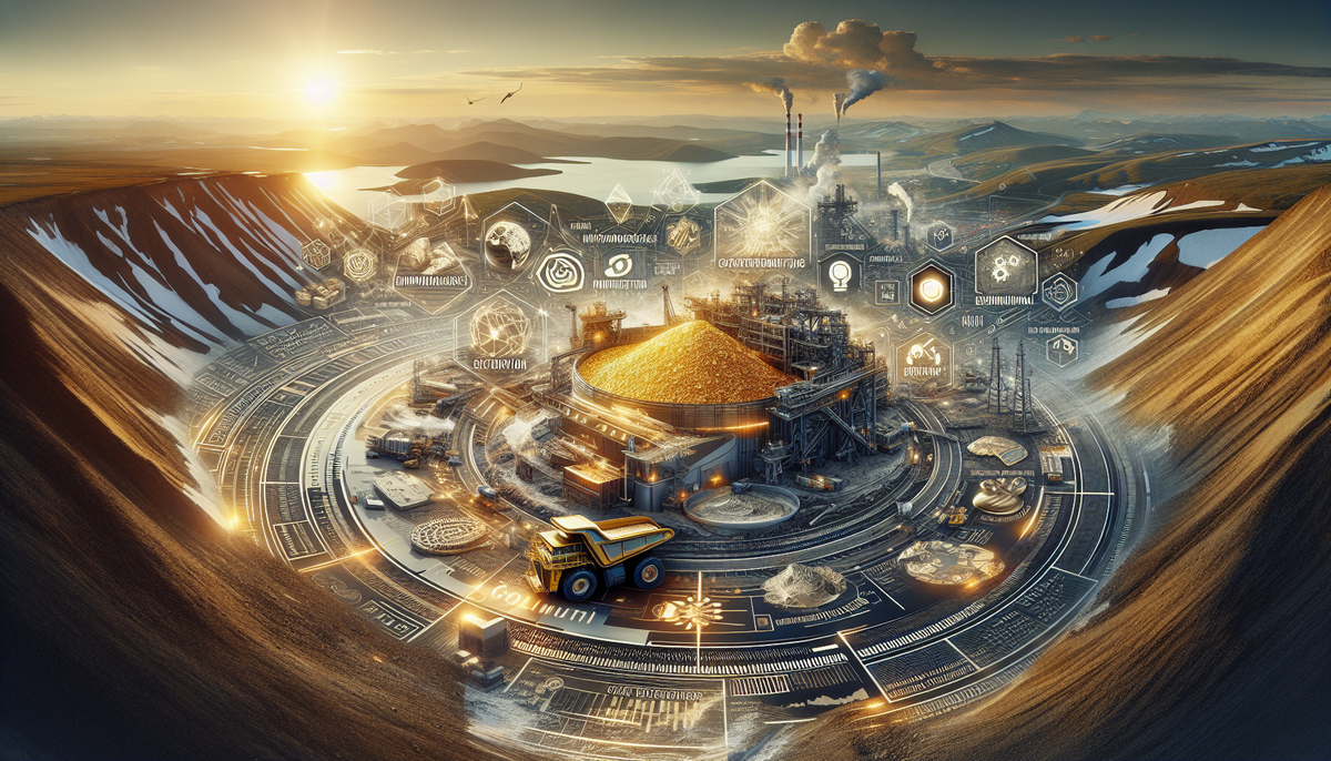 Статья освещает современные методы геологоразведки и добычи золота в Сибири