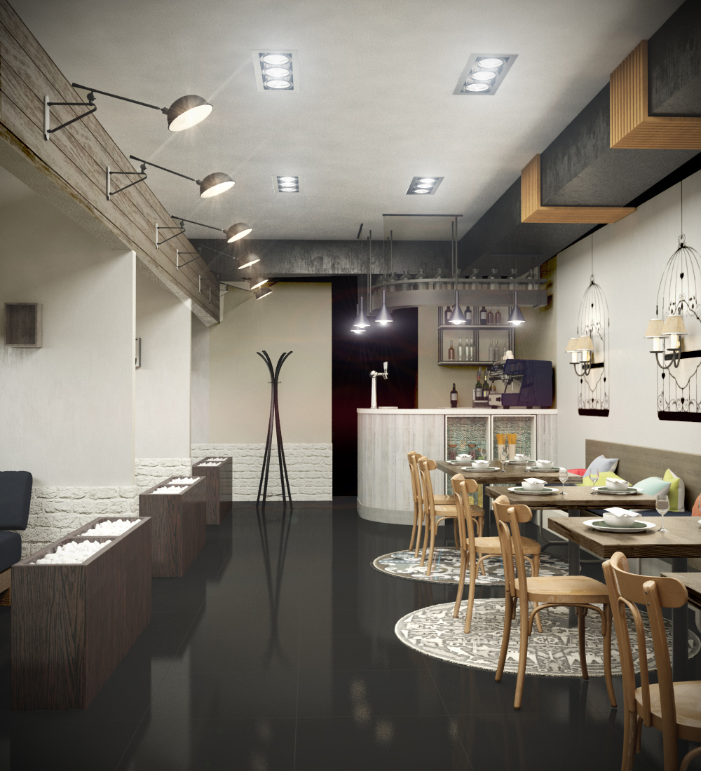 дизайн кафе и ресторанов проекты