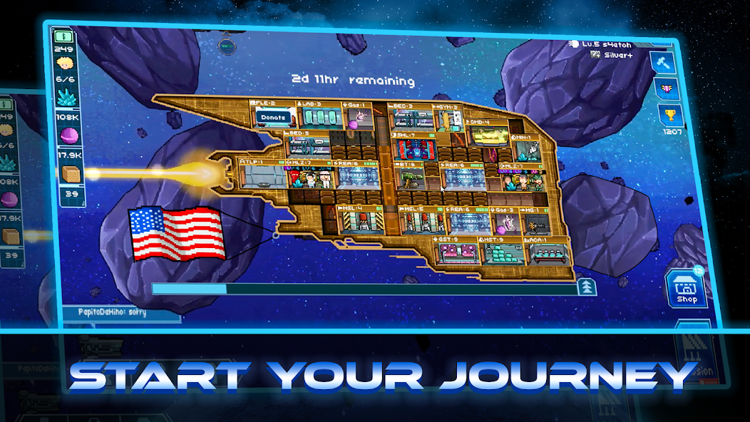 Game preview for Pixel Starships