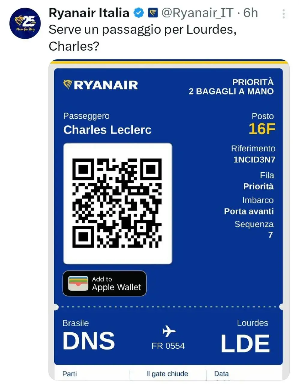 Real Time Marketing Ryanair Ita