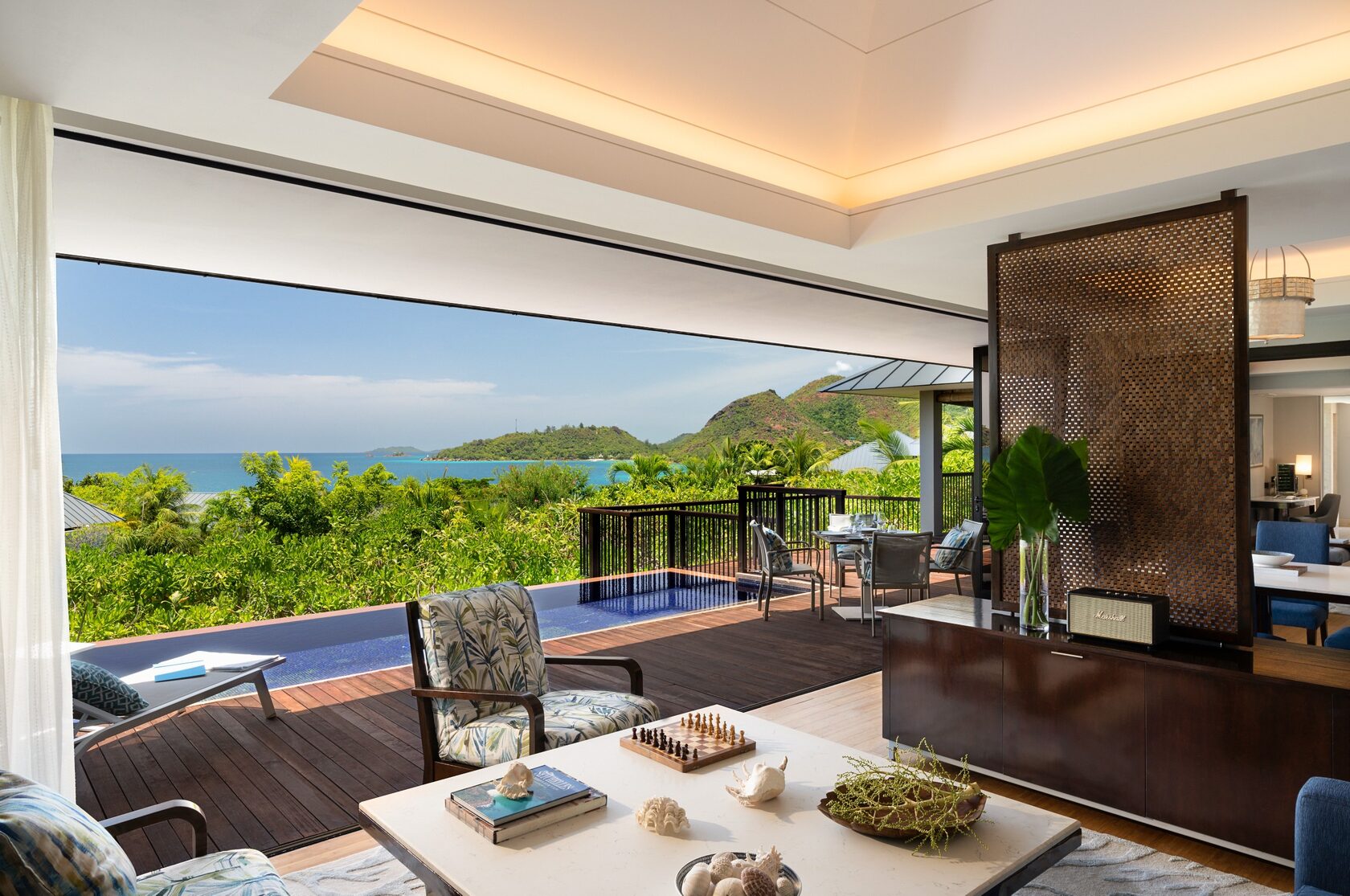 Two Bedroom Ocean View Pool Villa Raffles Seychelles